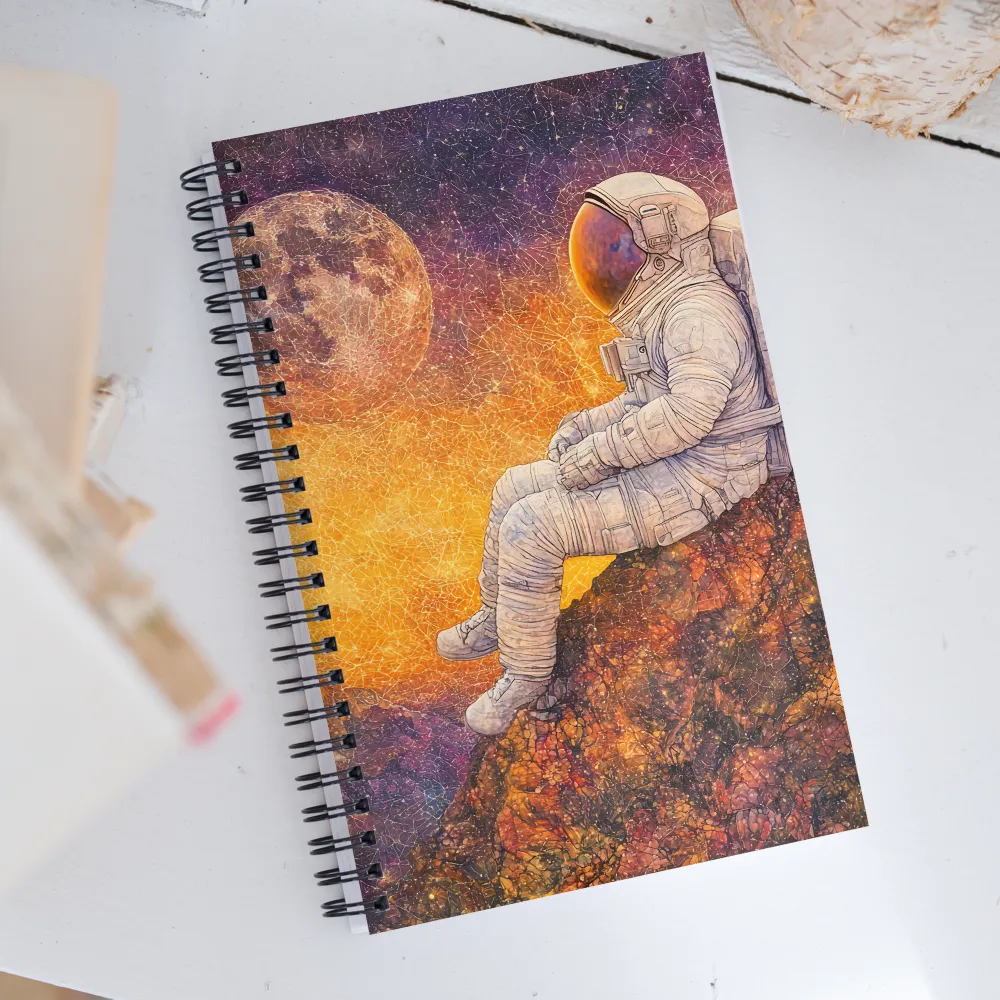 Cosmic Contemplation | Spiral Notebook