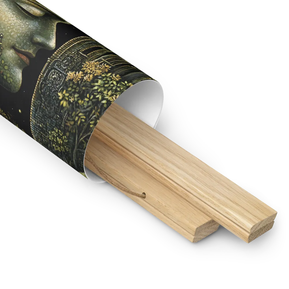 Nature’s Embrace: The Infinite Connection | Poster With Oak Wood Hanger | 10″×10″