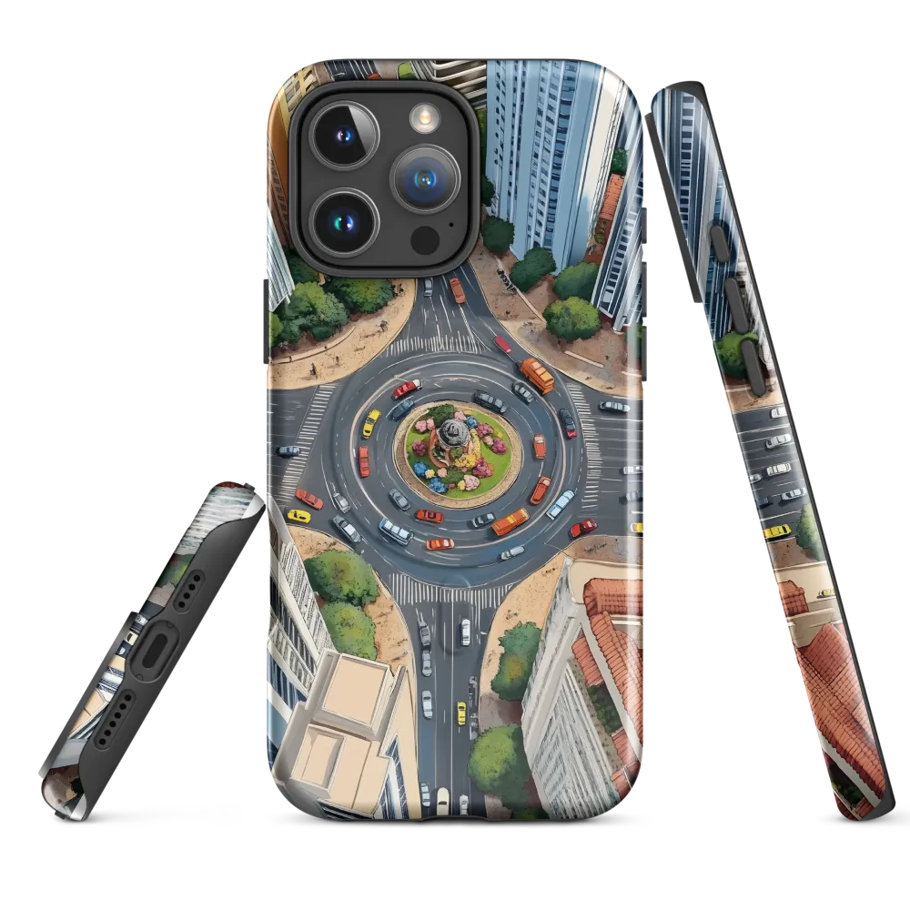 Urban Symphony: Aerial Vision of City Life
