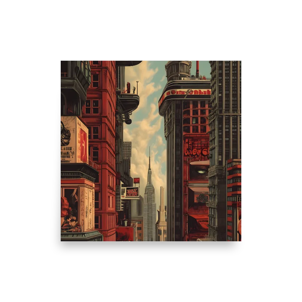 A Glimpse of Tomorrow: Urban Ambition | Poster | 14″×14″