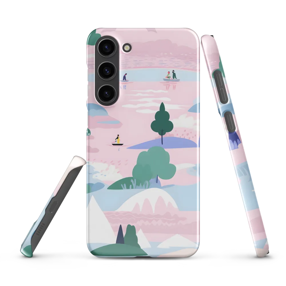 Whimsical Reflections: A Journey Through Landscapes | Phone Case |  S23 Plus | Snap Case | Glossy