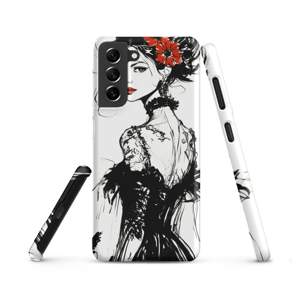 Elegance in Black and Red