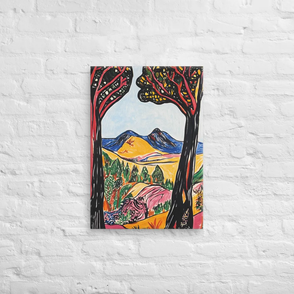 Vibrant Nature's Embrace | Canvas | 18″×26″