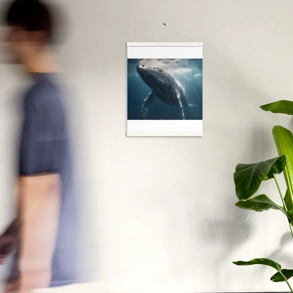 Graced by the Depths | Poster With White Wood Hanger | 16″×20″