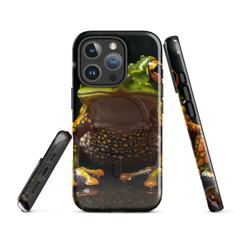 Emerald Elegance: The Frog in Focus