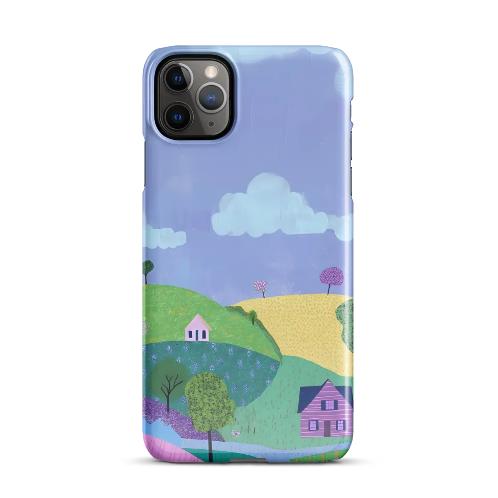 Whimsical Hills and Quaint Homes | Phone Case |  11 Pro Max | Snap Case | Glossy