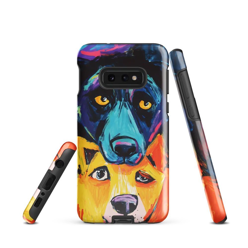 Vibrant Companions: An Expression of Canine Spirit