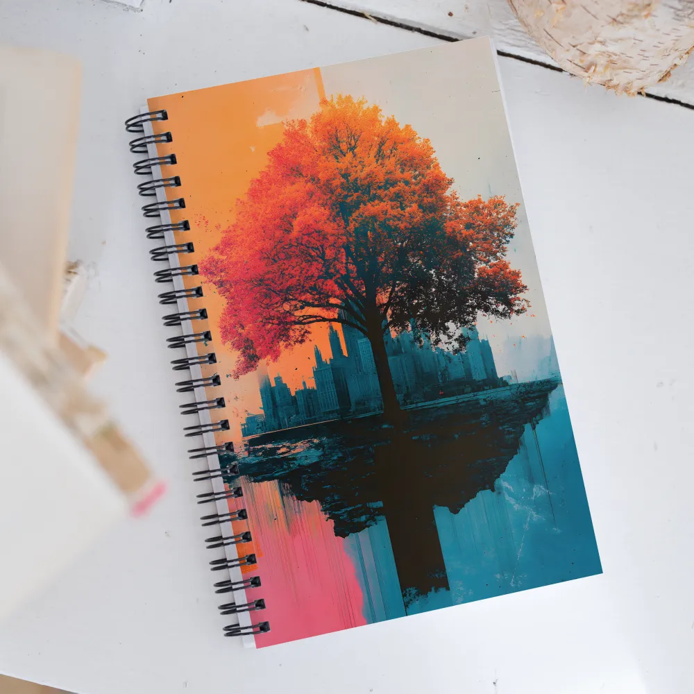 The Urban Embrace of Nature | Spiral Notebook