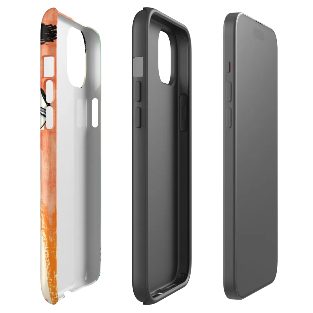 Elegance in Flight | Phone Case |  15 Plus | Tough Case | Matte