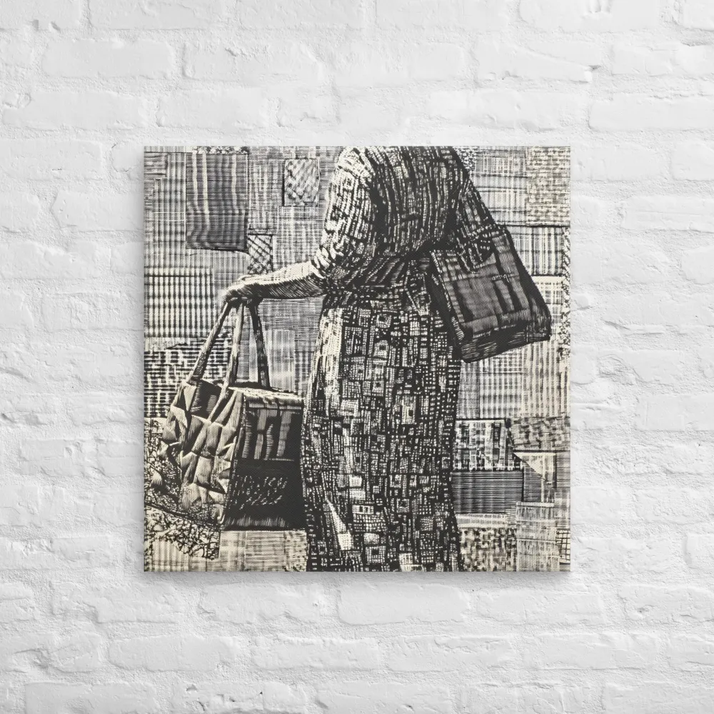 Urban Reflections: A Shopping Narrative | Canvas | 28″×28″