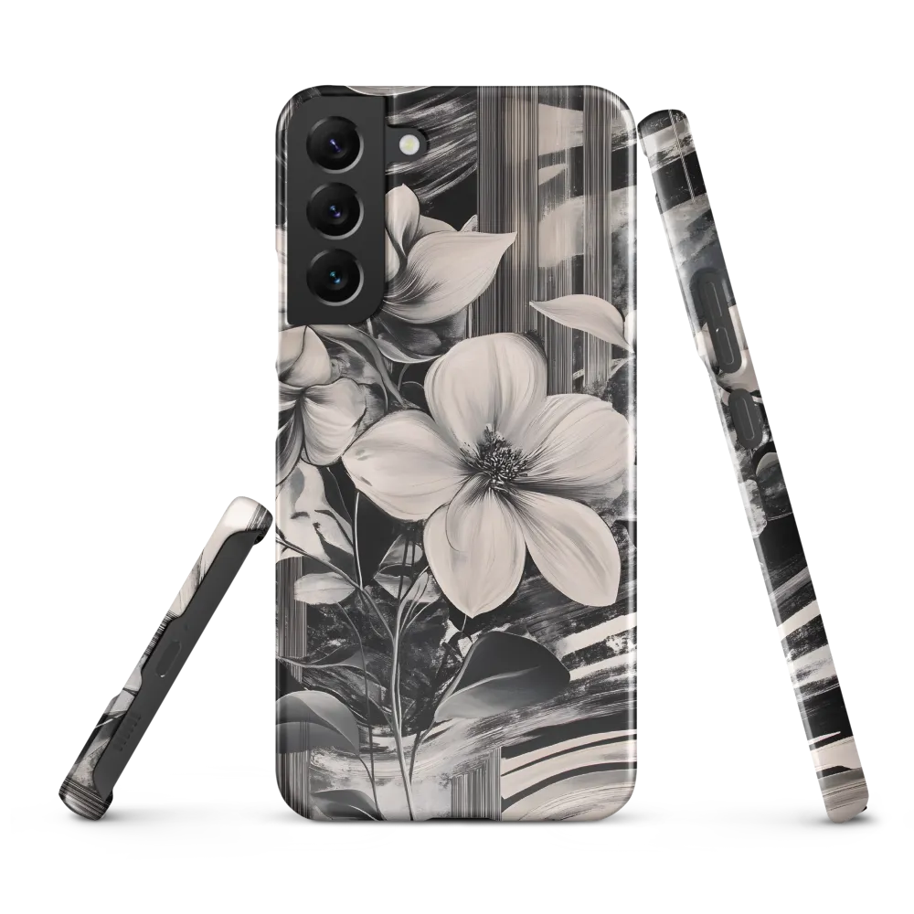 Ethereal Bloom: A Dance of Monochromes