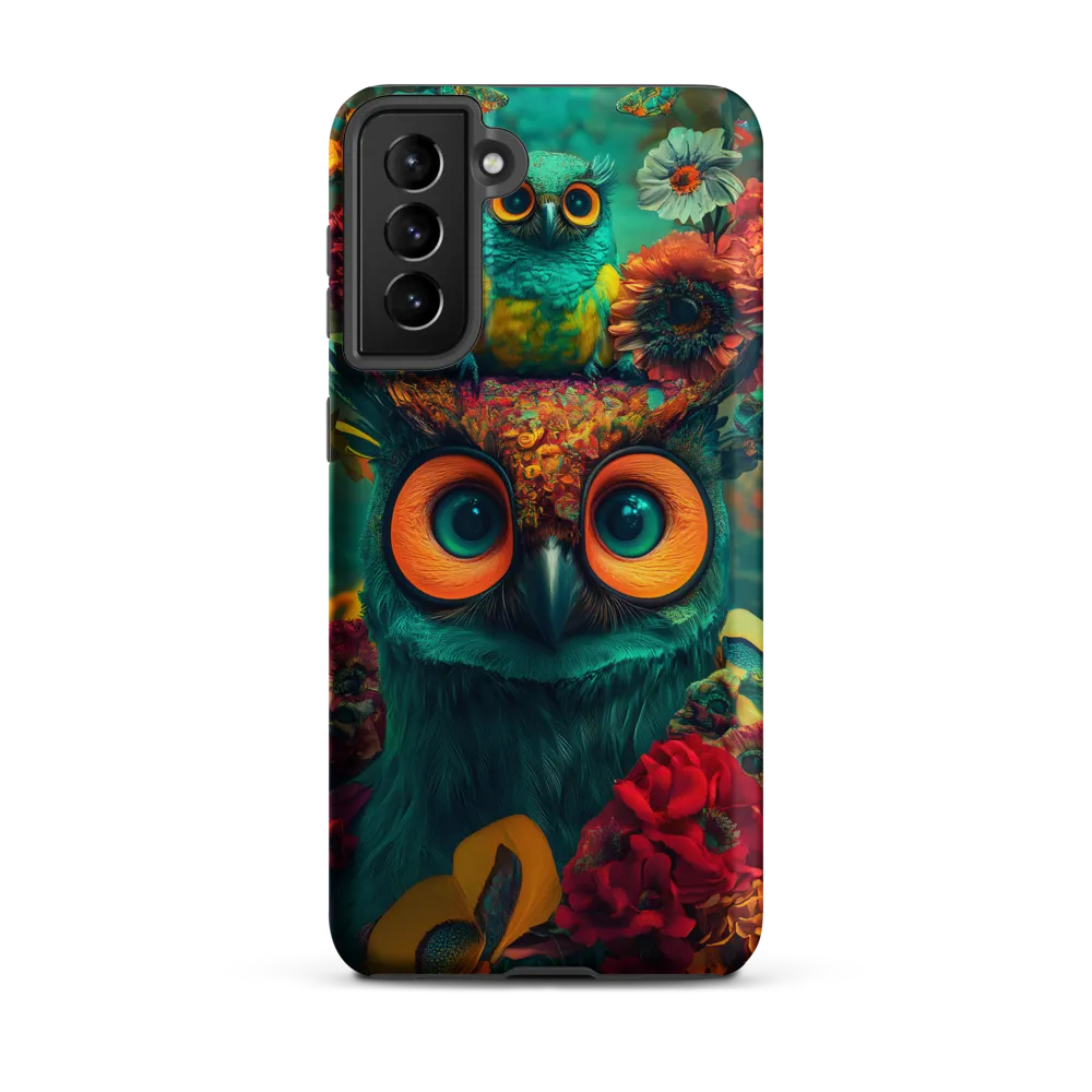 Majestic Harmony: The Floral Owl