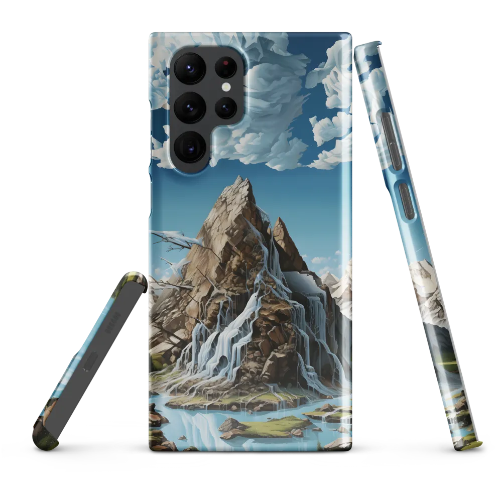 Majestic Cascade: A Mountain Masterpiece