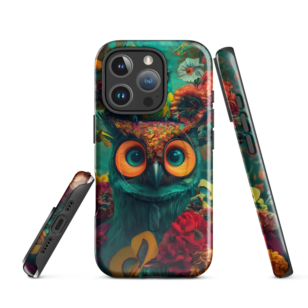 Majestic Harmony: The Floral Owl