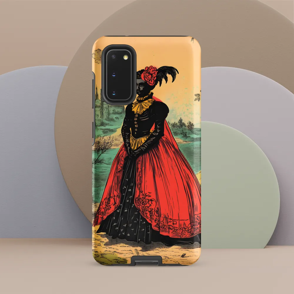 Elegance in Red and Gold