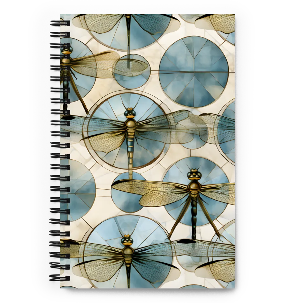 Wings of Geometry | Spiral Notebook