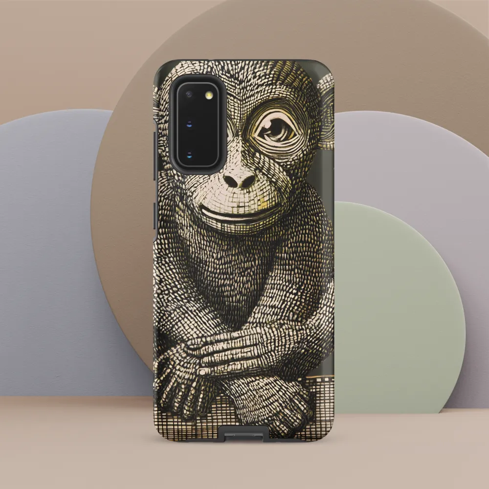 Intricate Primate Portrait