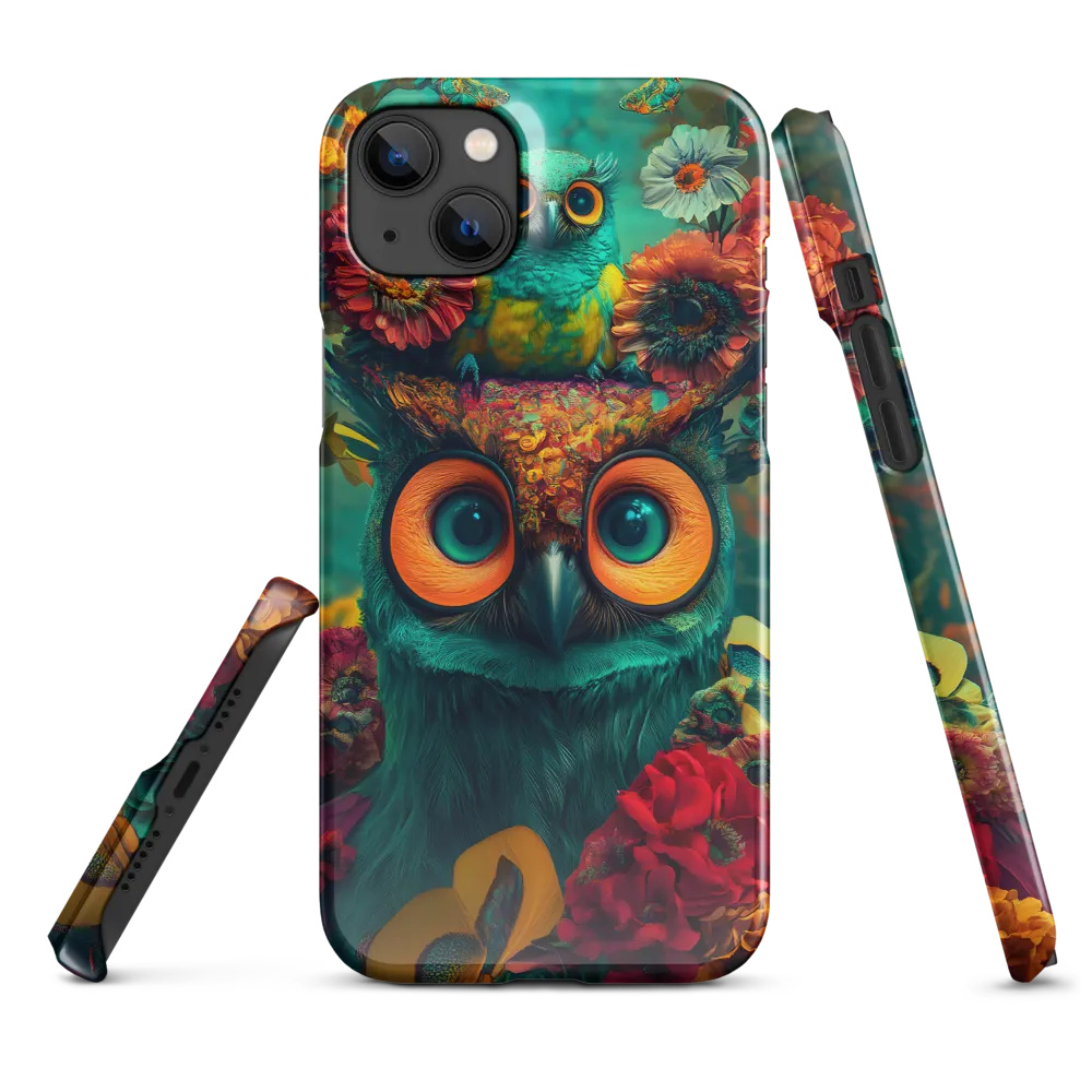 Majestic Harmony: The Floral Owl