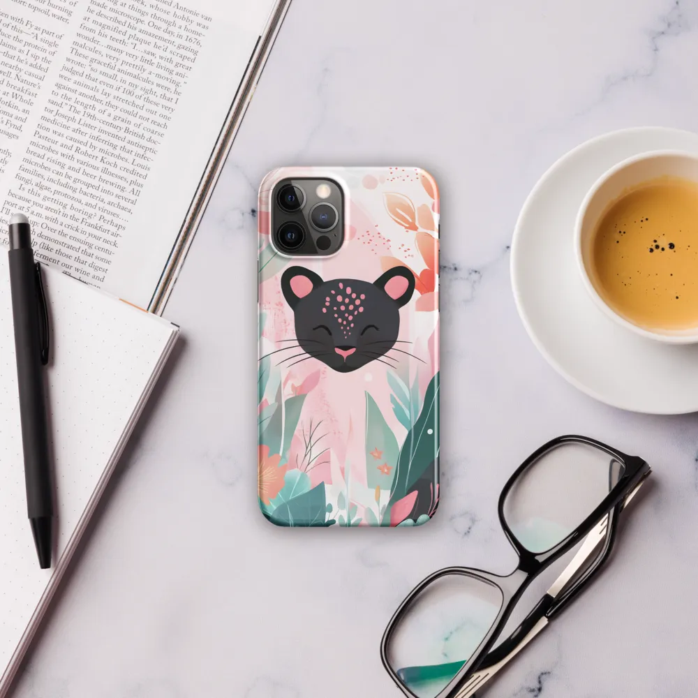 Whimsical Panther in Bloom