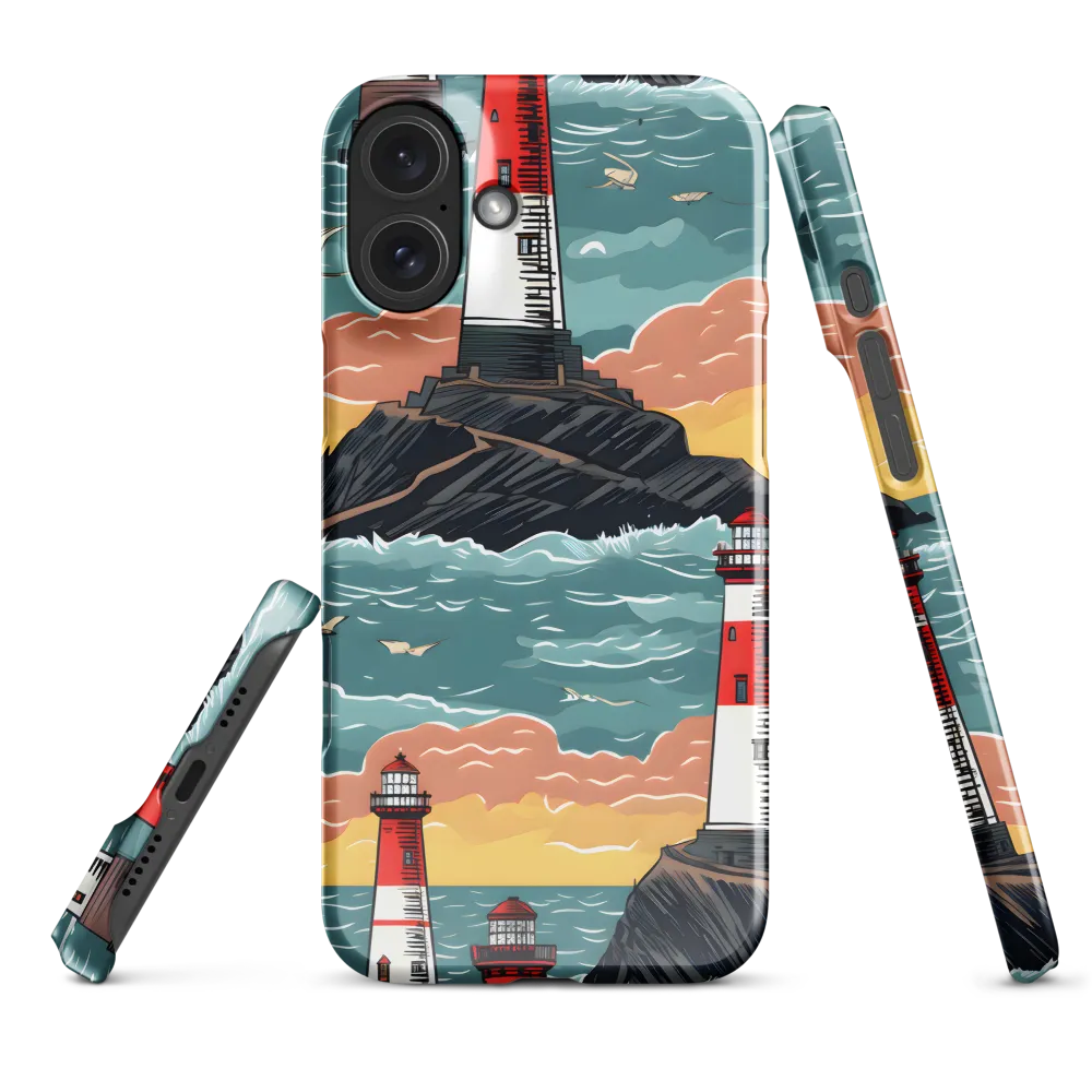 Lighthouses in a Whimsical Ocean