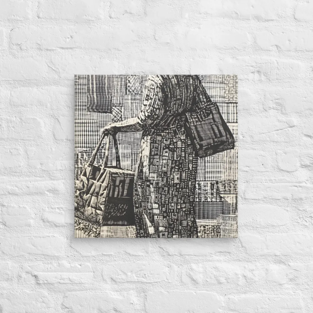 Urban Reflections: A Shopping Narrative | Canvas | 18″×18″