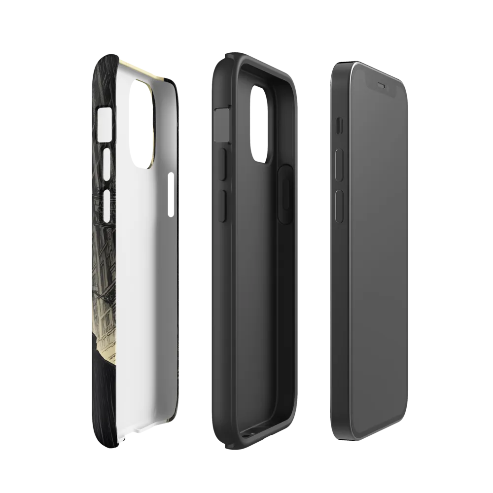Echoes of the City | Phone Case |  12 mini | Tough Case | Matte