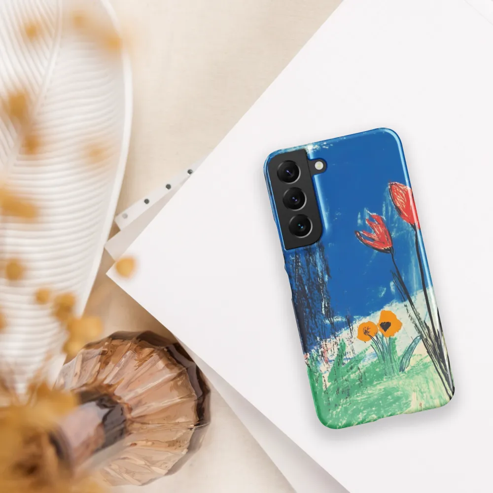 Joyful Blossoms in Blue