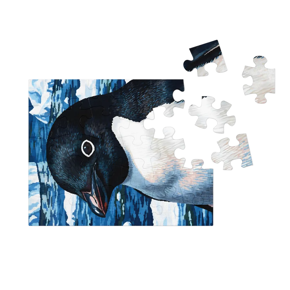 Penguin Portrait 
 Jigsaw Puzzle in Tin Box