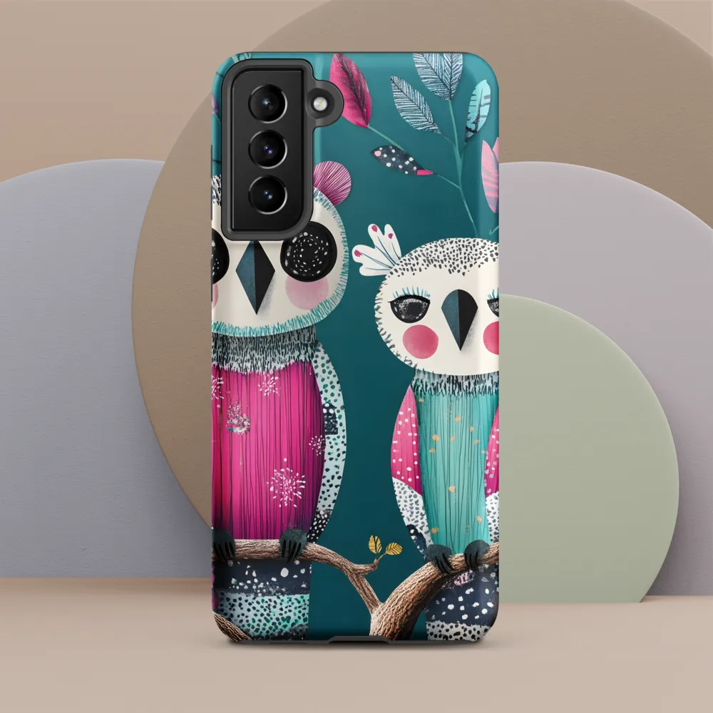 Whimsical Duo: A Celebration of Nature and Color