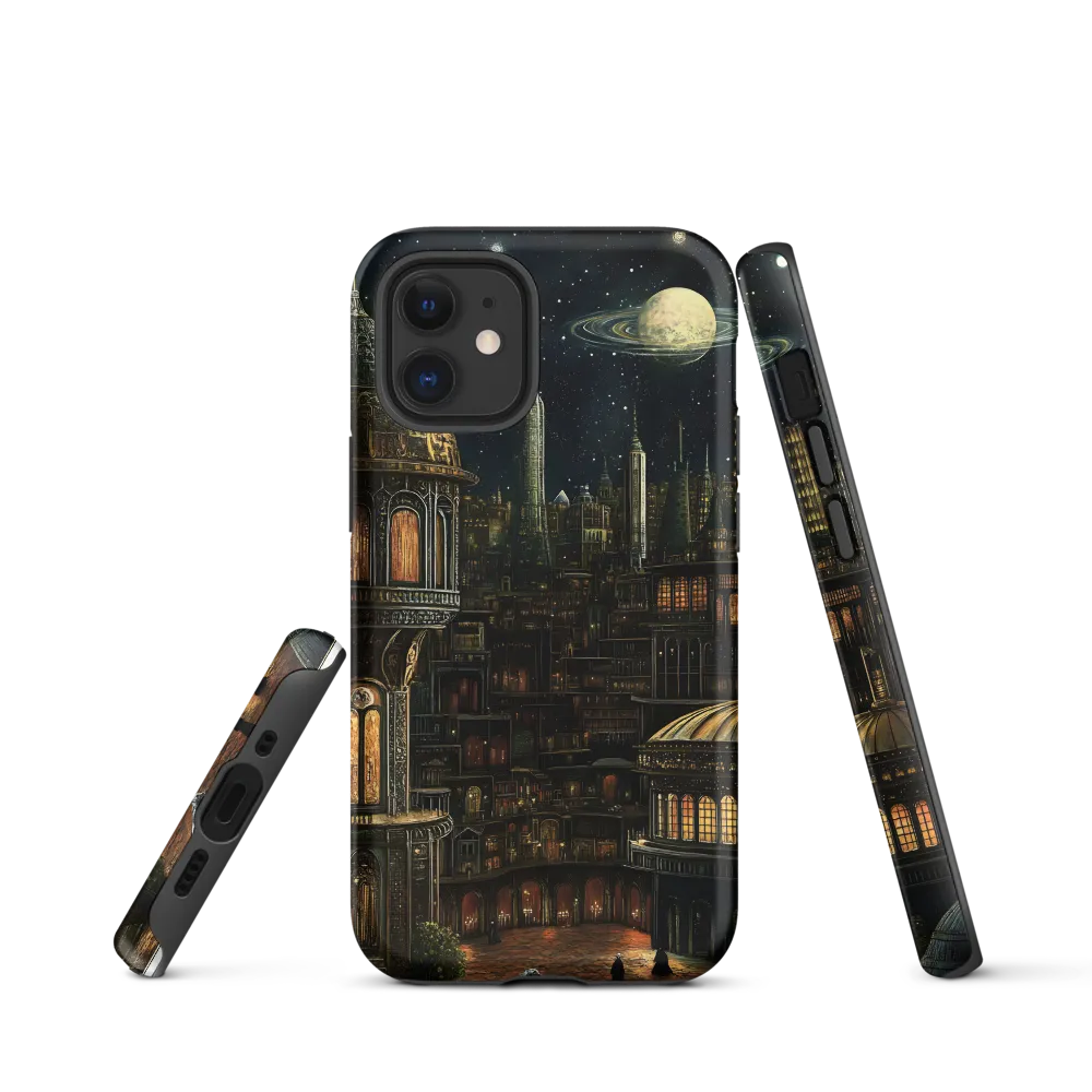 Celestial Enigma: A Surreal Cityscape