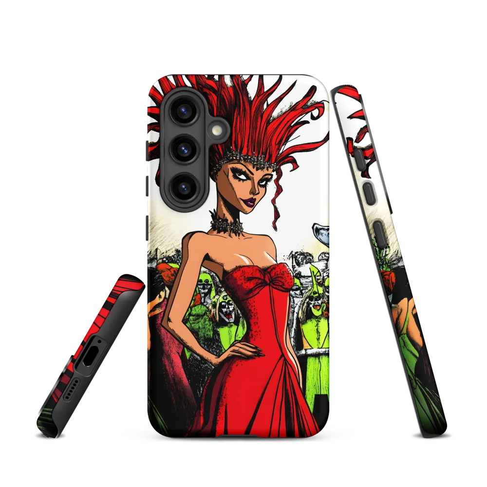 Fiery Elegance: A Fashion Statement