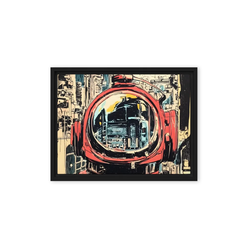 Reflections of Tomorrow | Canvas with Black Frame | 12″×16″