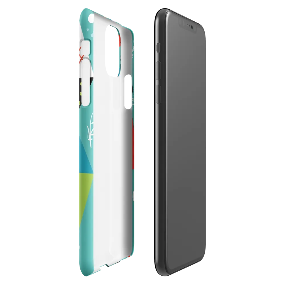 Playful Geometric Harmony | Phone Case |  11 Pro Max | Snap Case | Glossy