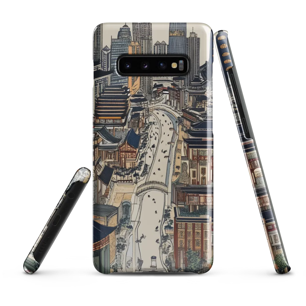 Urban Harmony: A Fusion of Tradition and Modernity | Phone Case |  S10 Plus | Snap Case | Glossy