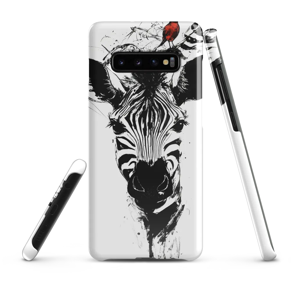 Majestic Stripes and Feathered Companions | Phone Case |  S10 Plus | Snap Case | Glossy