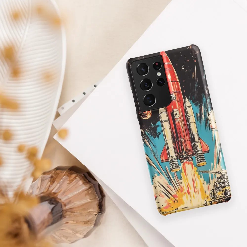 Launch: Retro Red Rocket