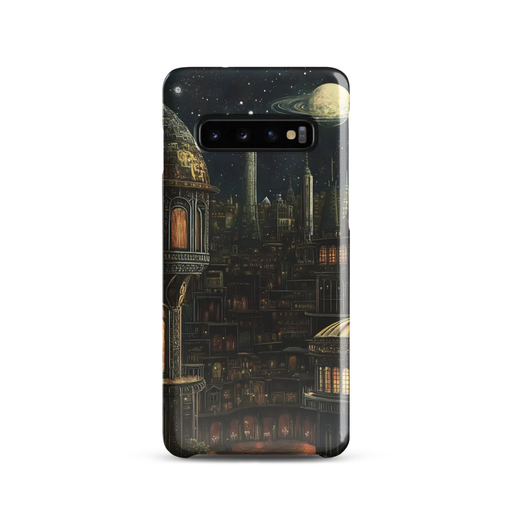 Celestial Enigma: A Surreal Cityscape