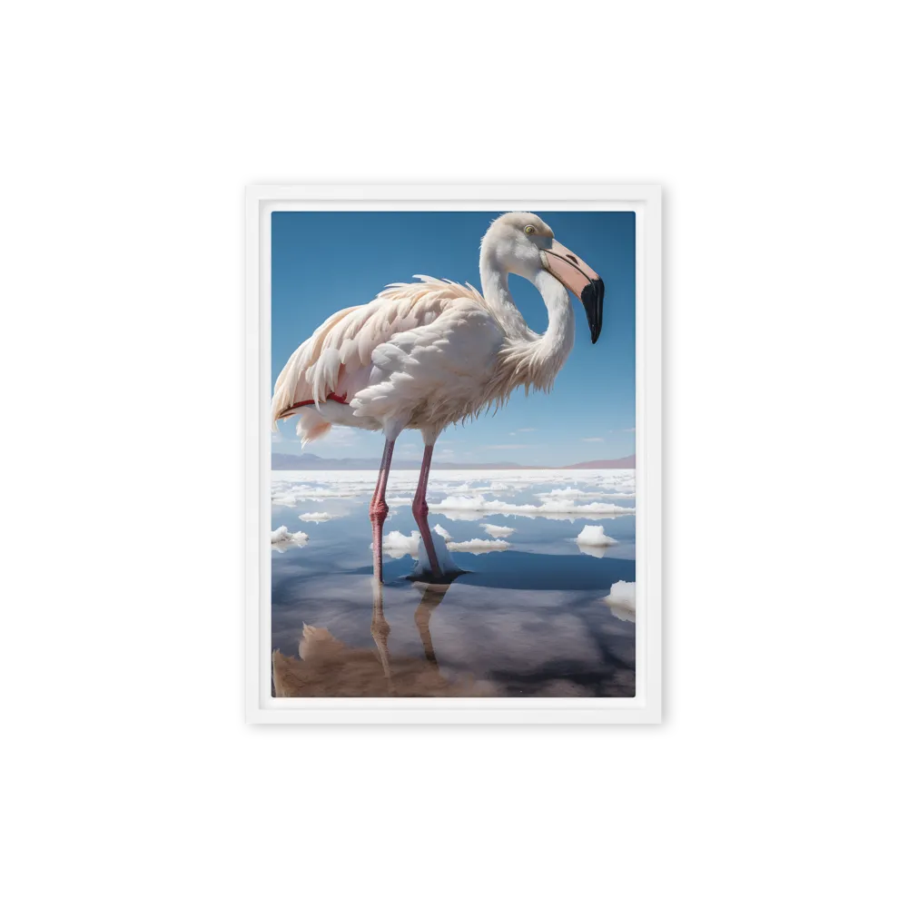 Graceful Solitude of a Flamingo