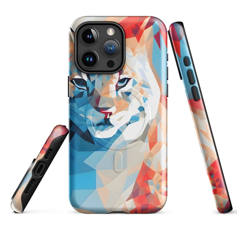 Facets of Feline Wonder | Phone Case |  15 Pro Max | MagSafe® Tough Case | Glossy