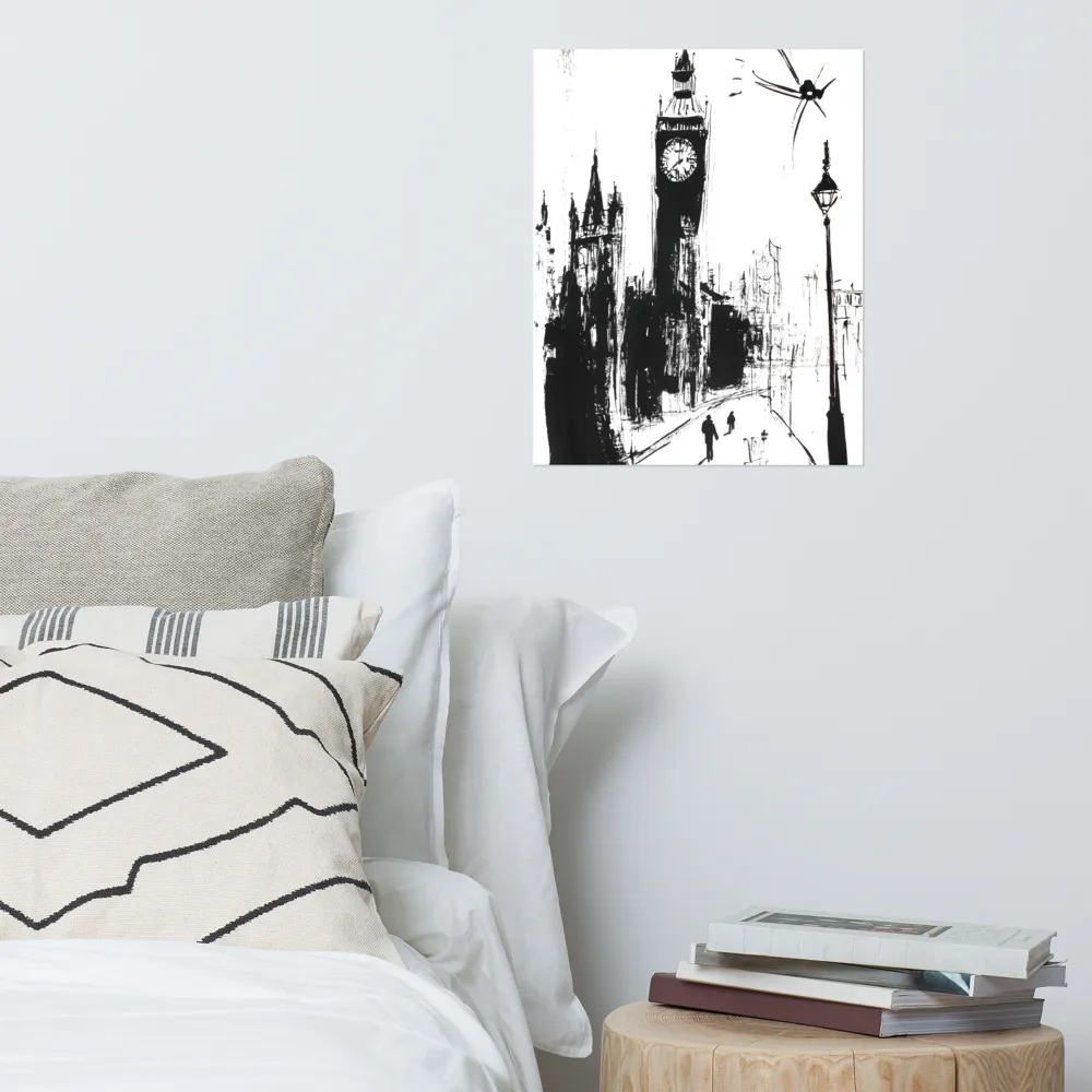 Clock Tower in Motion | Poster | 16″×20″