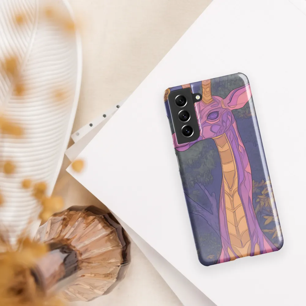 The Ethereal Giraffe | Phone Case |  S21 | Snap Case | Glossy