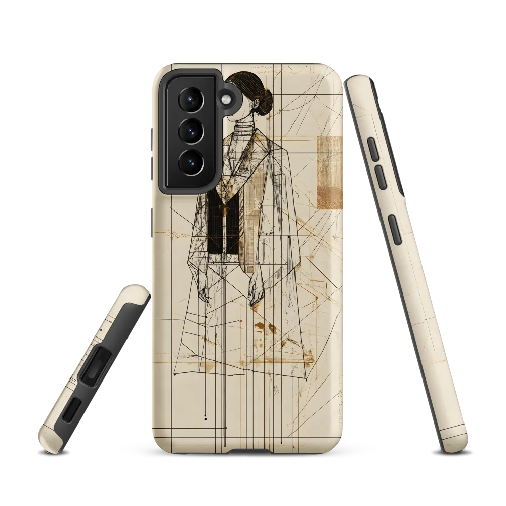 Elegance in Lines | Phone Case |  S21 | Tough Case | Matte