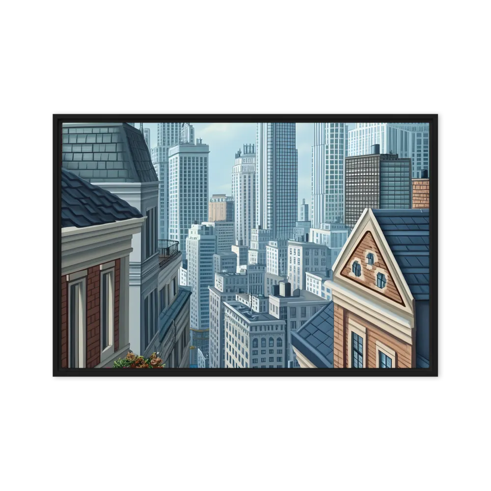 Urban Symphony | Canvas with Black Frame | 20″×30″