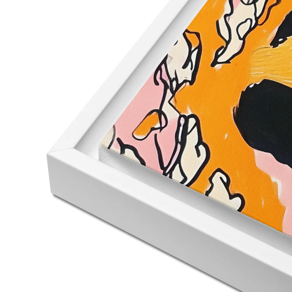 A Journey into Freedom | Canvas with White Frame | 16″×16″