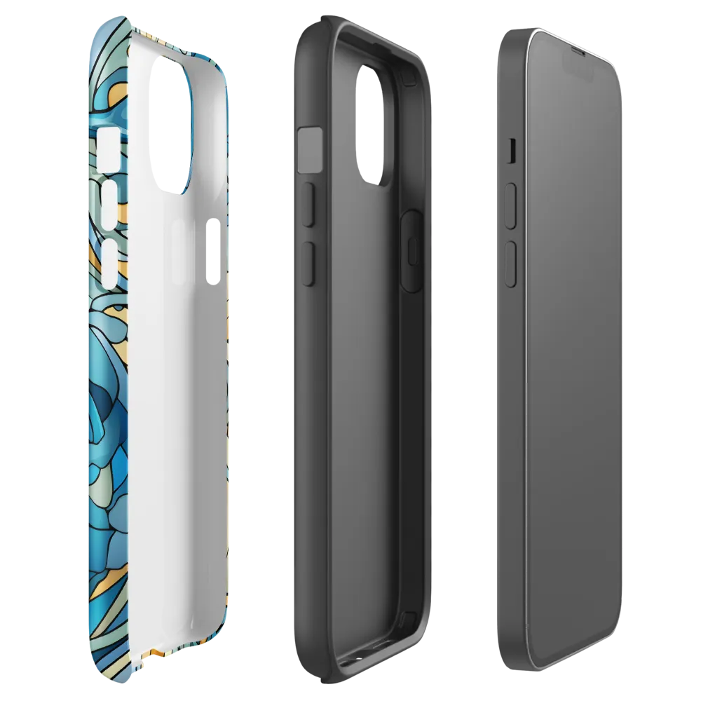 Dancing Waves of the Ocean | Phone Case |  14 Plus | Tough Case | Glossy