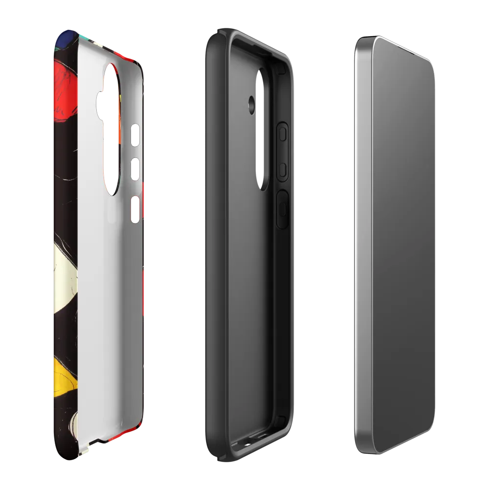 Vibrant Geometric Symphony | Phone Case |  S24 Plus | Tough Case | Matte