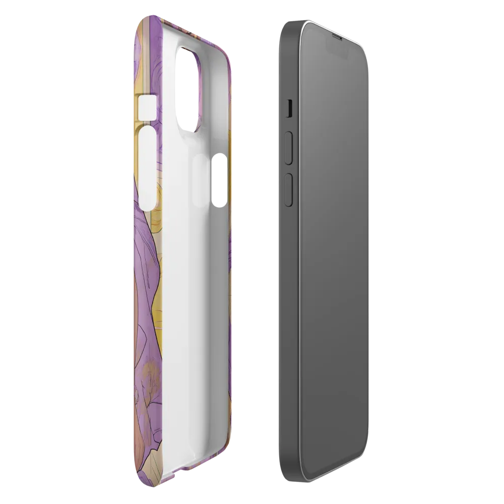 Elegance in Floral Harmony | Phone Case |  14 Plus | Snap Case | Matte