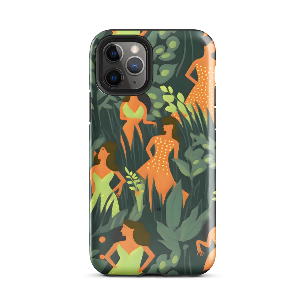 Playful Harmony in Patterns | Phone Case |  11 Pro | Tough Case | Glossy
