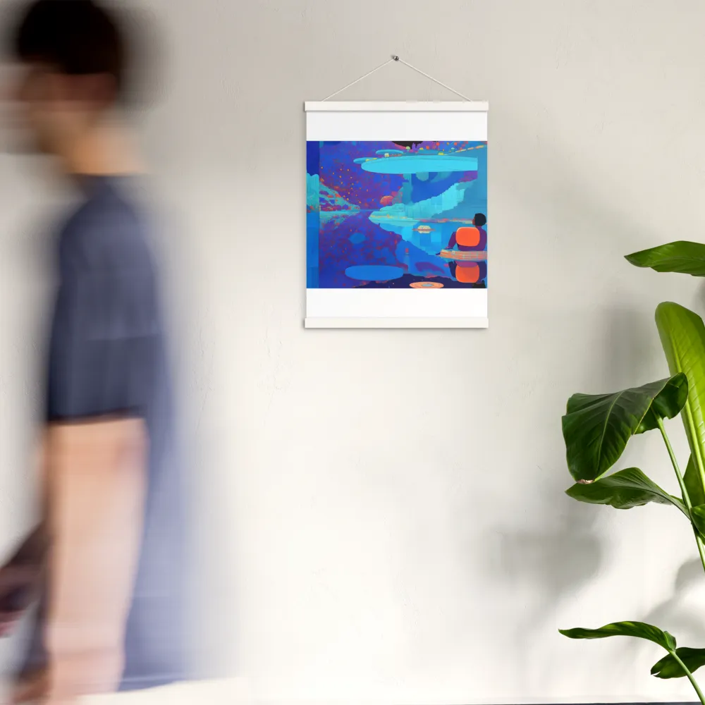 Reflections of Serenity | Poster With White Wood Hanger | 16″×20″