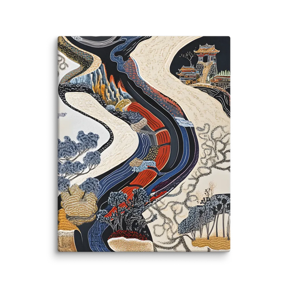 Flow of Tranquility | Canvas | 16″×20″